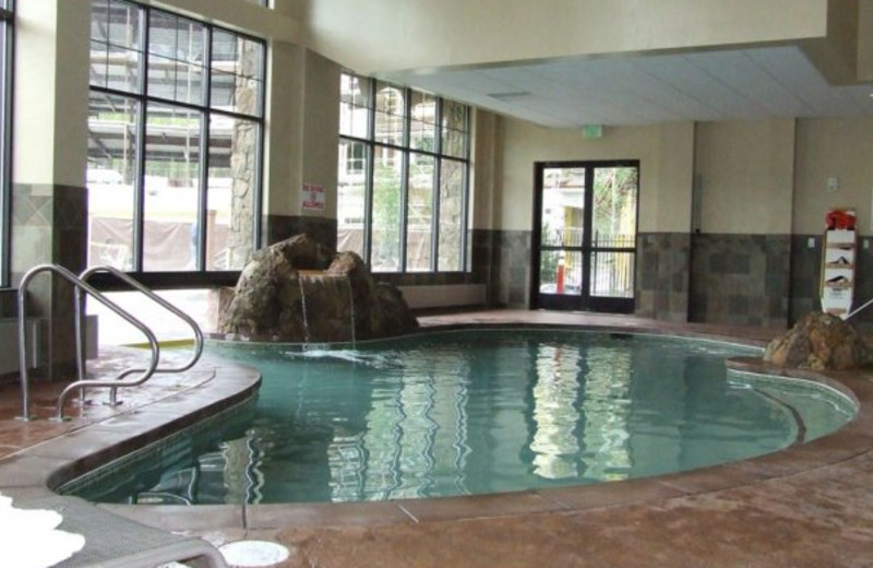 Indoor pool at Grand Lodge on Peak 7.