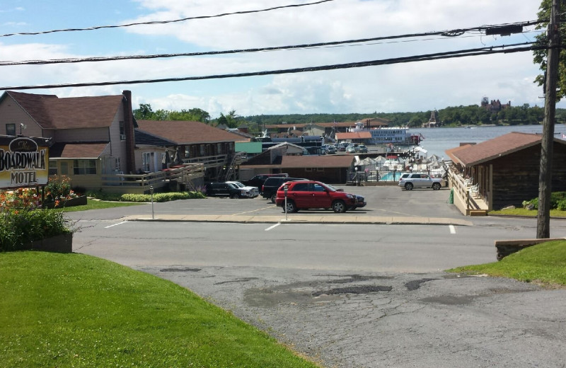 Exterior view of Boardwalk Motel.