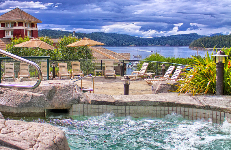 Outdoor pool at Poets Cove Resort & Spa.