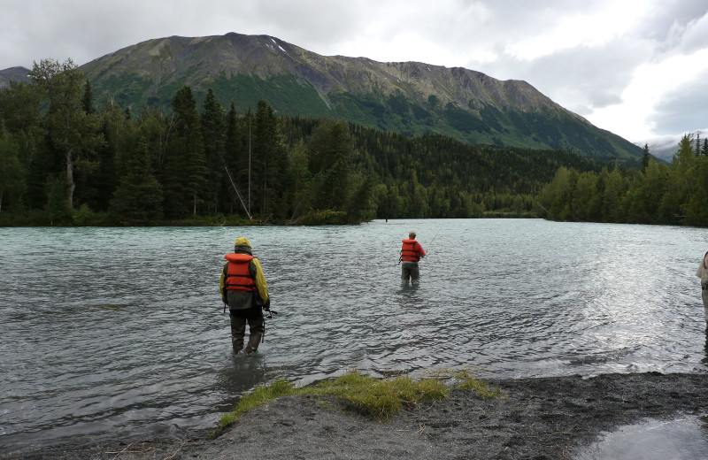 Fishing at Gwin's Lodge & Kenai Peninsula Charter Booking Service.