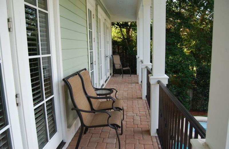 Vacation Rental Porch at Beachside Getaway