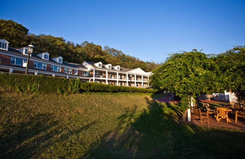 Exterior of Inn on the Hudson.