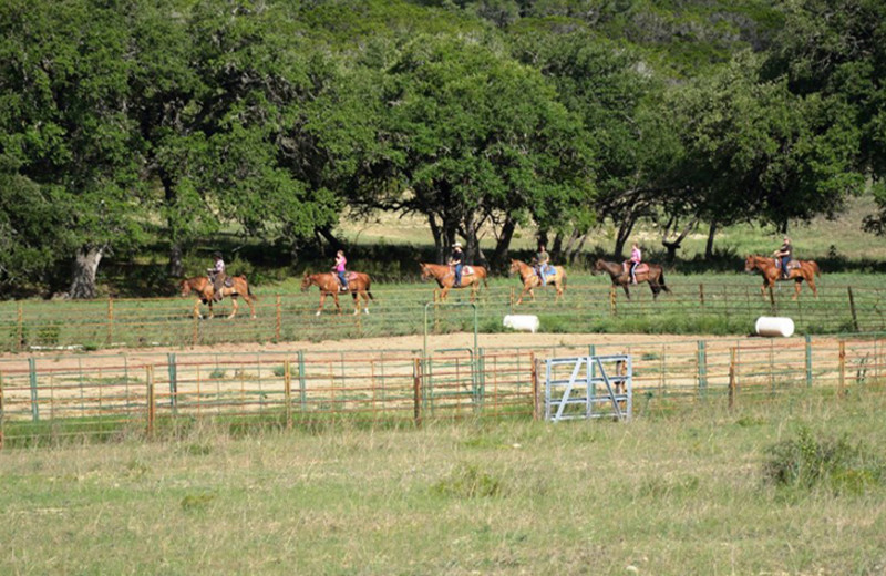 Horseback riding at Silver Spur Guest Ranch.