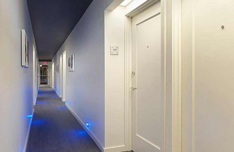 Interior Corridor at Hotel Keen