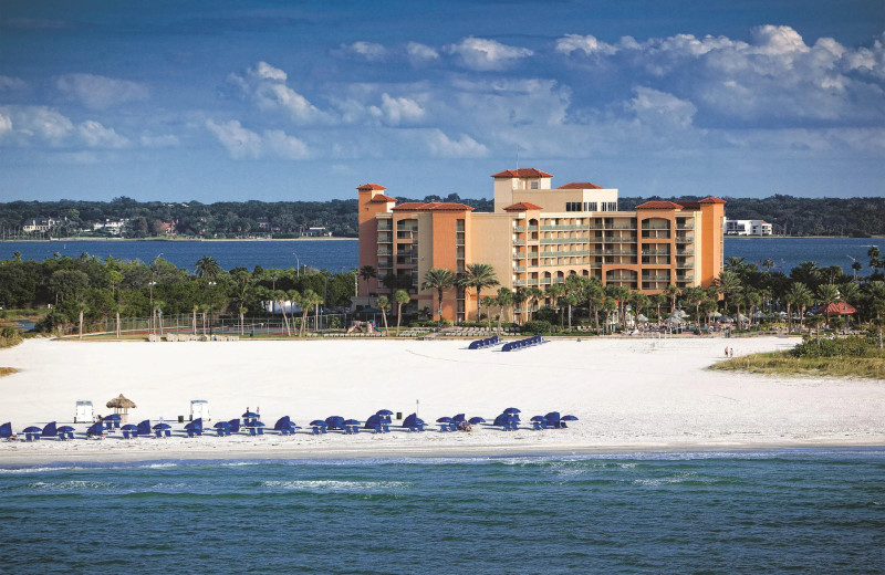 Exterior view of Sheraton Sand Key Resort.