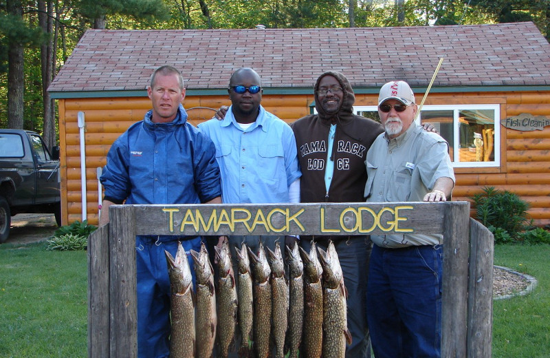 Fishing at Starck's Tamarack Lodge.