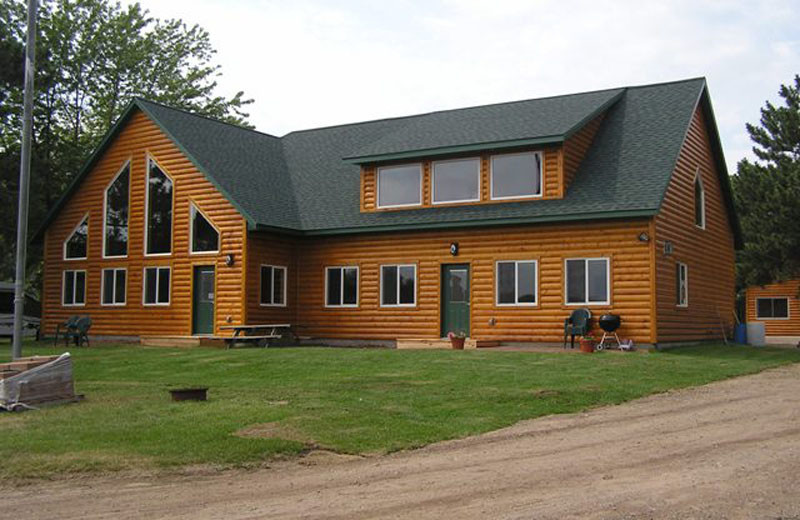 Cabin exterior at Cozy Bay Resort.