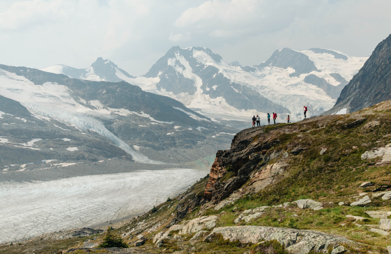 Hiking at CMH Cariboos Lodge.