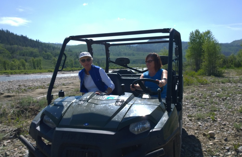 ATV at Goosewing Ranch.