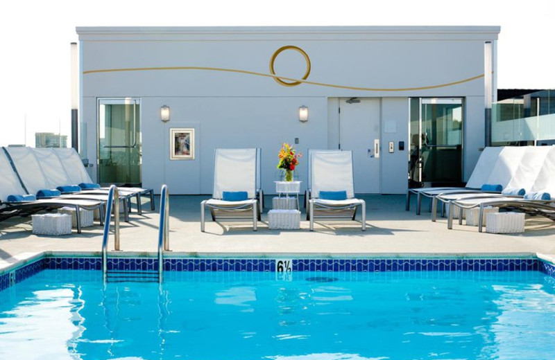 Guest pool at Carousel Inn and Suites.