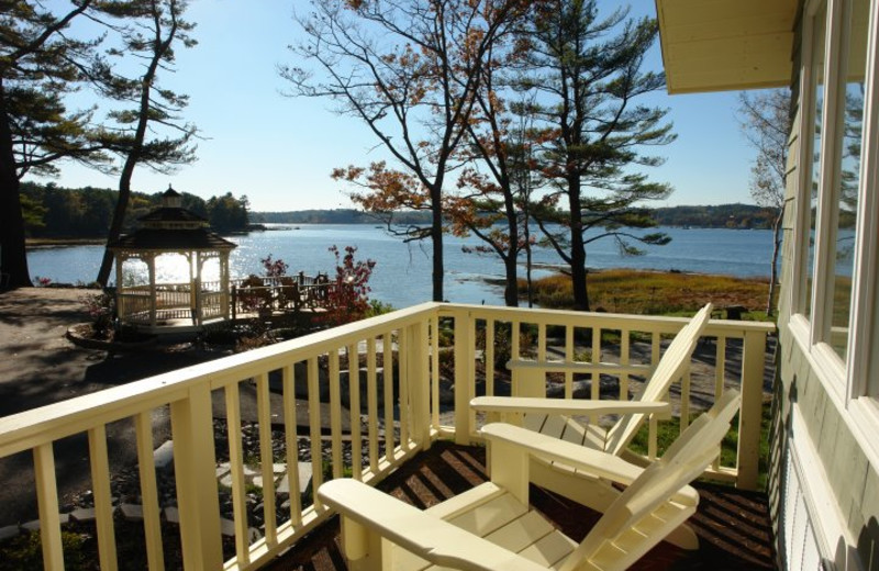 View from Sheepscot Harbour Village & Resort.