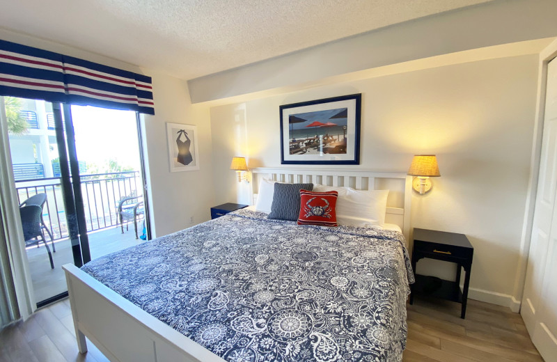 Guest room at Vistas on the Gulf.