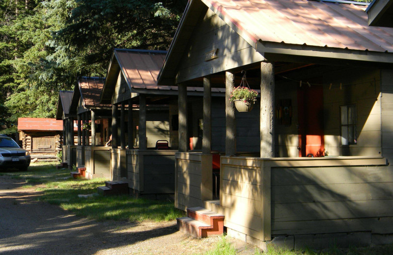 Cabins at Tomahawk Guest Ranch.