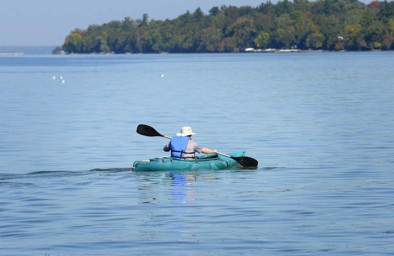 Kayaking at The Briars.