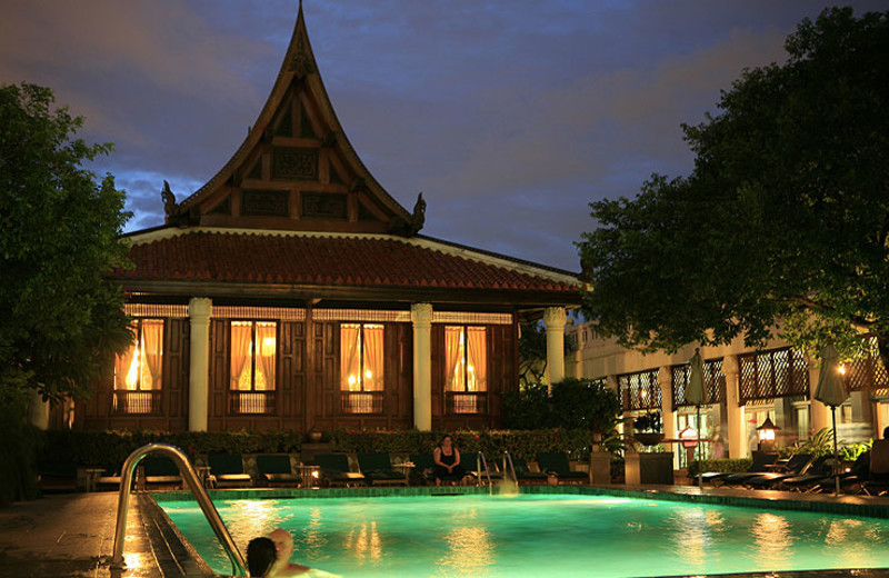 Outdoor pool at Indra Regent Hotel.