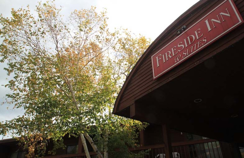 Exterior view of Fireside Inn & Suites at Lake Winnipesaukee.