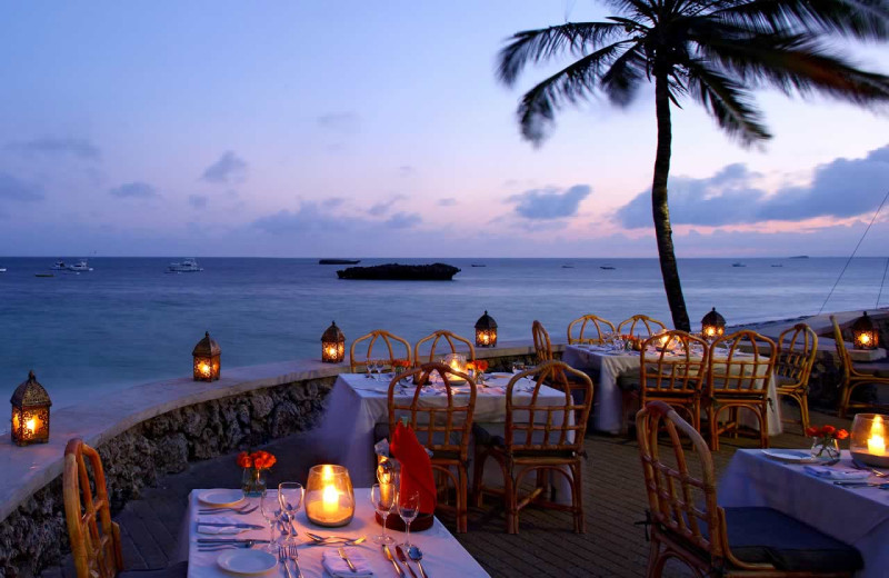 Dining at Hemingways Resort.