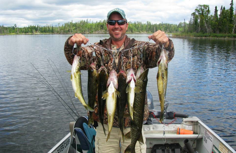 Fishing at Woman River Camp