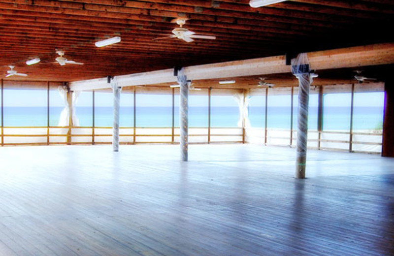 View of beach from the Convention Center at Boardwalk Beach Resort Hotel & Convention Center