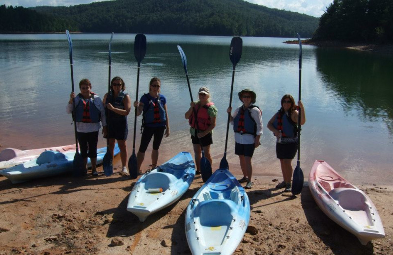 Kayaking at Paradise Hills Resort and Spa.