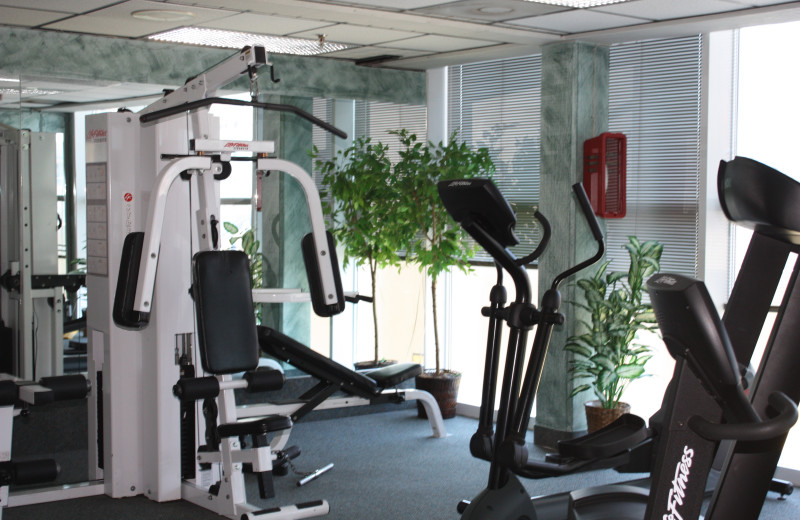 Fitness room at Four Sails Resort.