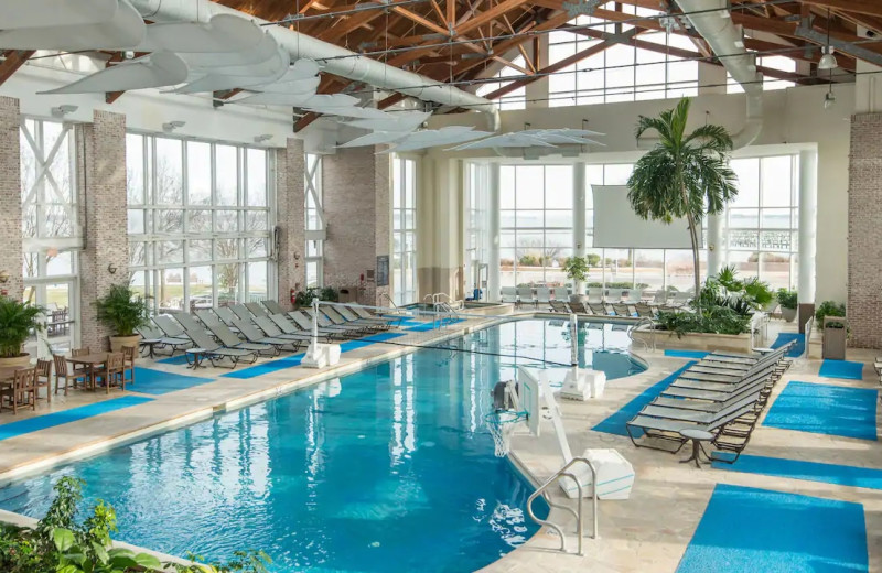 Indoor pool at Hyatt Regency Chesapeake Bay.