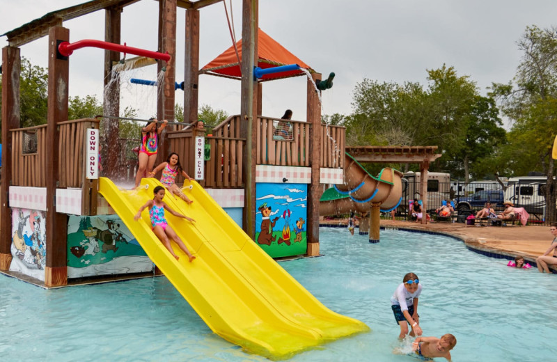 Water park at Lone Star Jellystone.