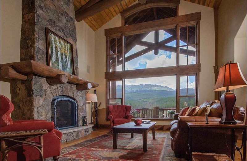 Rental living room at Breckenridge Rentals by Owner.