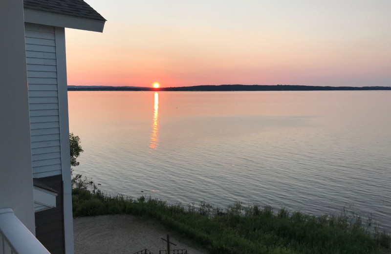 Sunset at The Cherry Tree Inn & Suites.