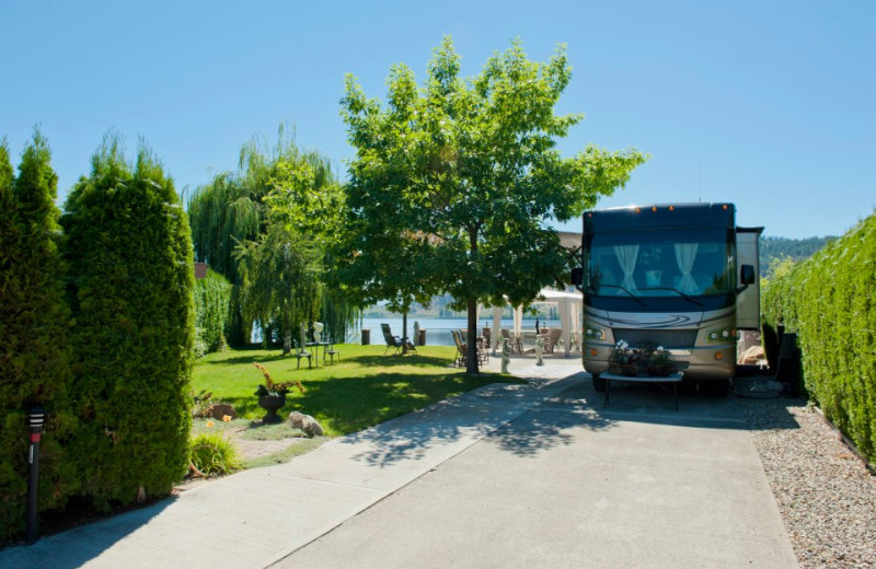 RV campground at Holiday Park Resort.