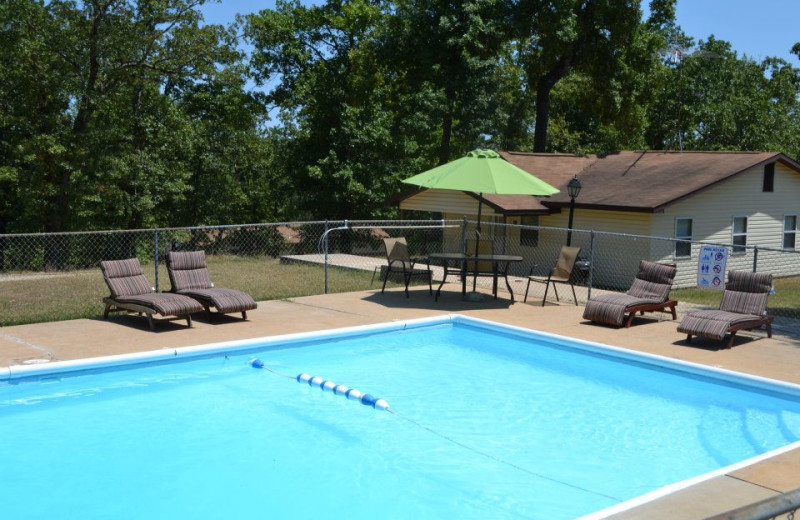 Outdoor pool at Oak Ridge Resort.