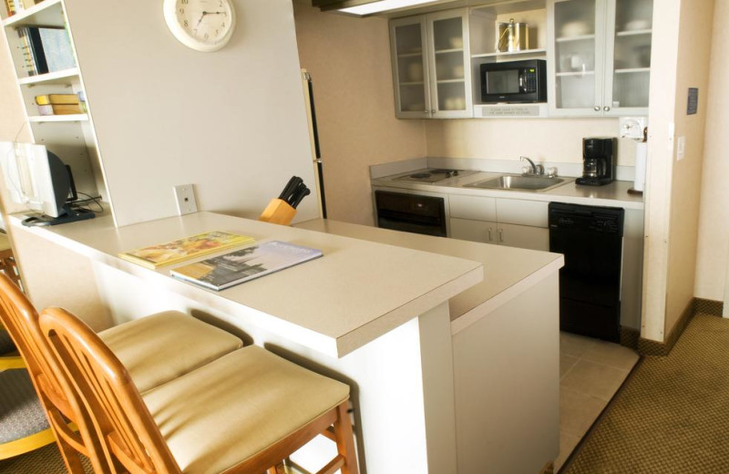 Guest kitchen at Four Sails Resort.