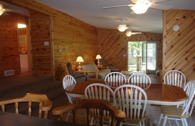 Cabin Interior at Ice Cracking Lodge & Resort 