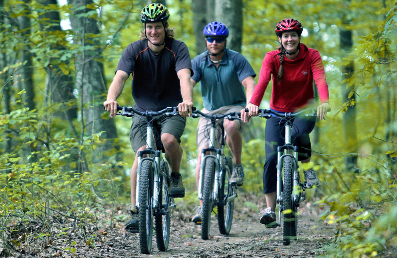 Bike riding at ACE Adventure Resort.