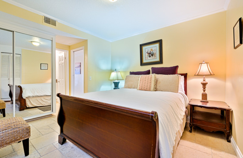 Rental bedroom at Seabreeze Vacation Rentals, LLC-Orange County.