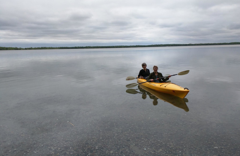 Kayaking at Woodlawn Resort.