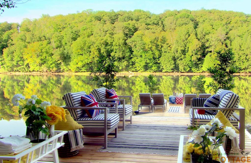 Dock at All-Season Cottage Rentals.