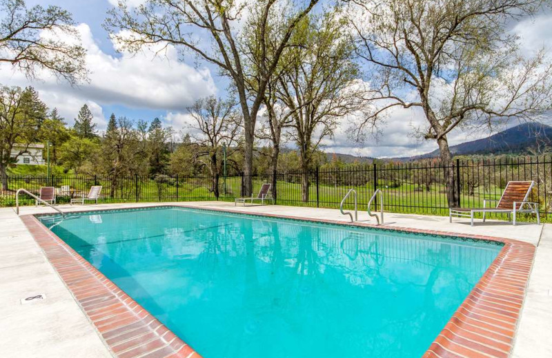 Outdoor pool at Sierra Sky Ranch Resort.