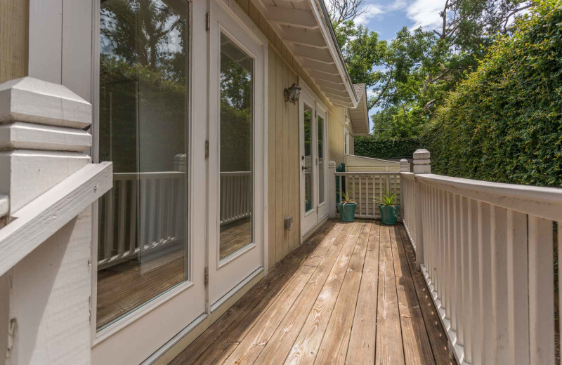 Deck at Real Escapes Properties - Landfall Cottage.