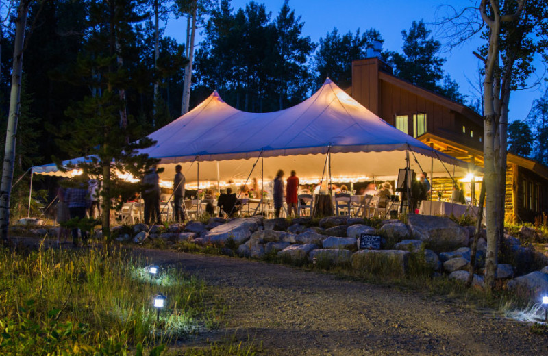 Wedding at The Cabins at Historic Columbine.