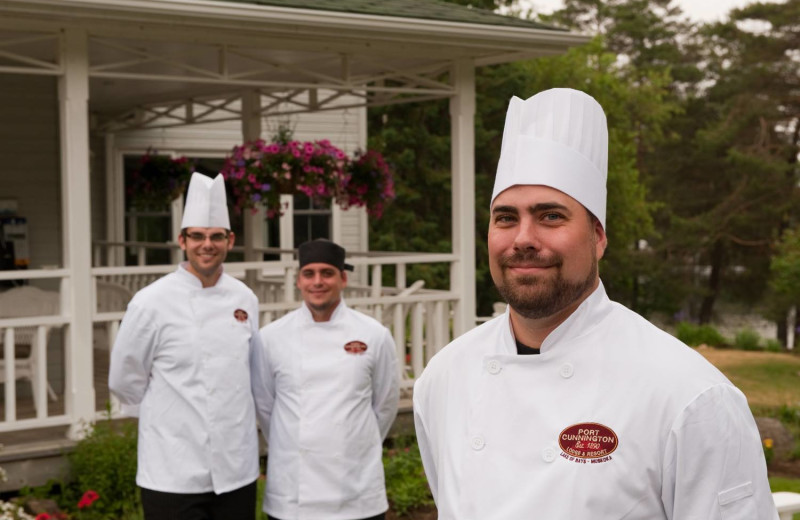 Chefs at Port Cunnington Lodge & Resort.