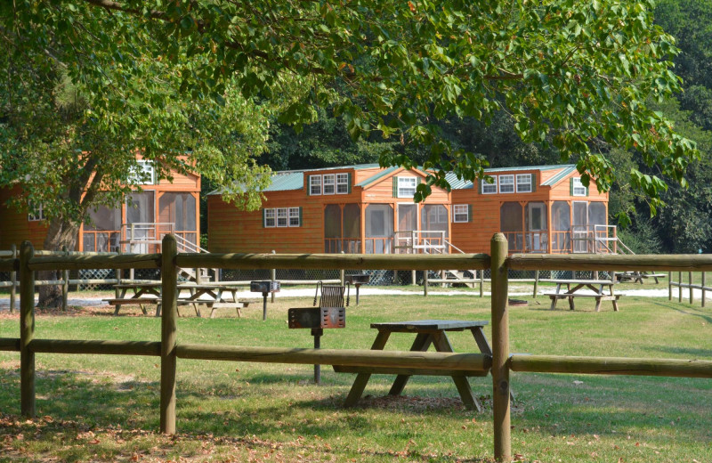 Cabins at MarVal Resort.