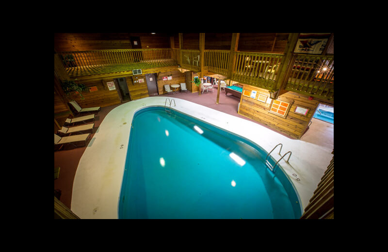 Indoor pool at Northern Pine Inn.