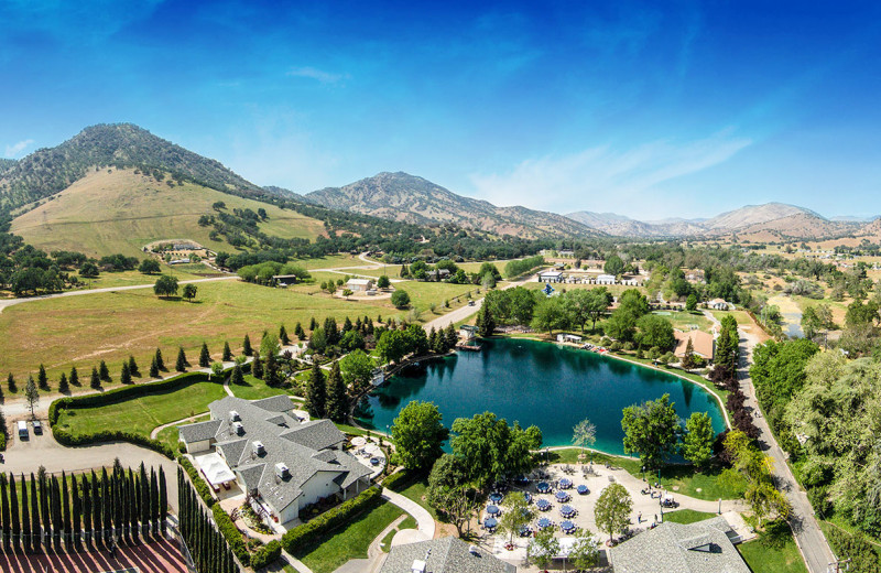 Aerial view of Wonder Valley Ranch Resort.