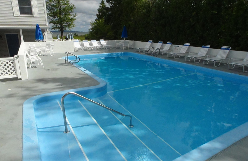 Outdoor pool at North Shore Inn.