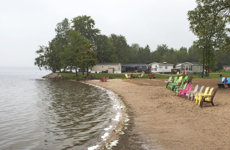 Beach at Great Blue Resorts- McCreary's Beach Resort.