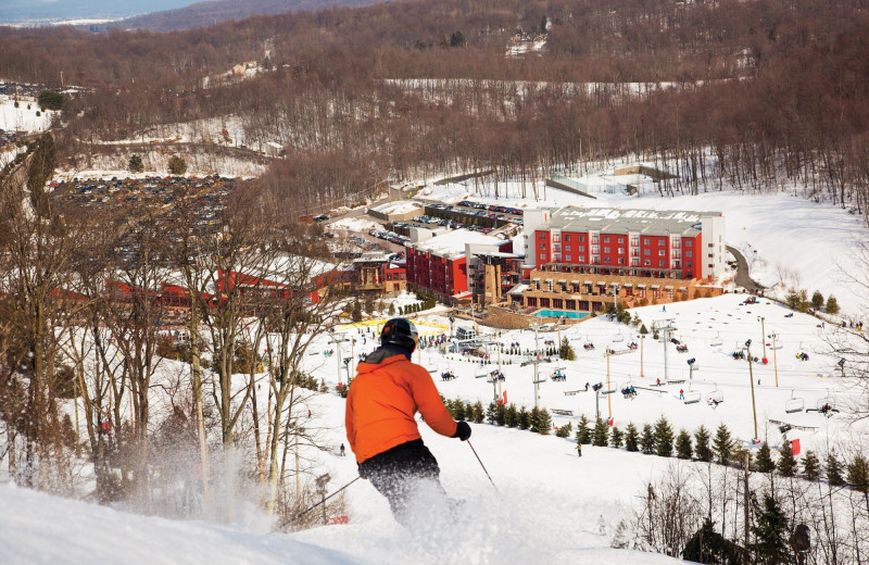 Skiing at Bear Creek Mountain Resort.