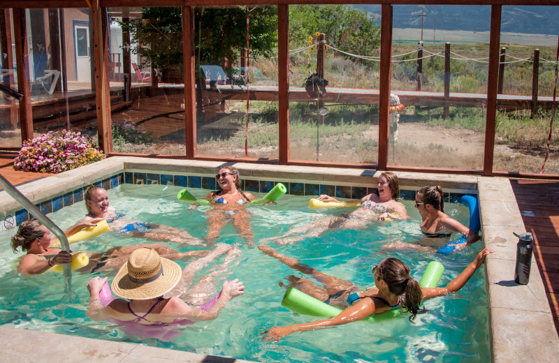 Hot tub at Joyful Journey Hot Springs Spa.