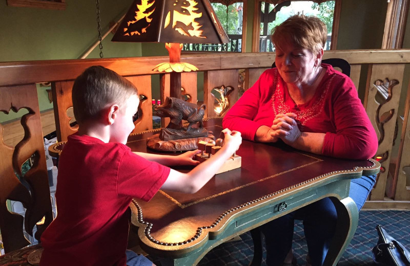 Family at The Blue Boar Inn B&B.