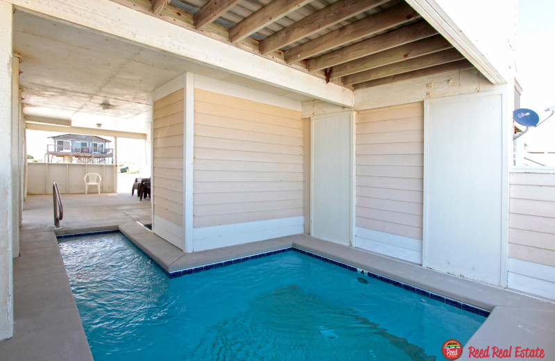 Rental pool at Reed Real Estate Vacation Rentals.